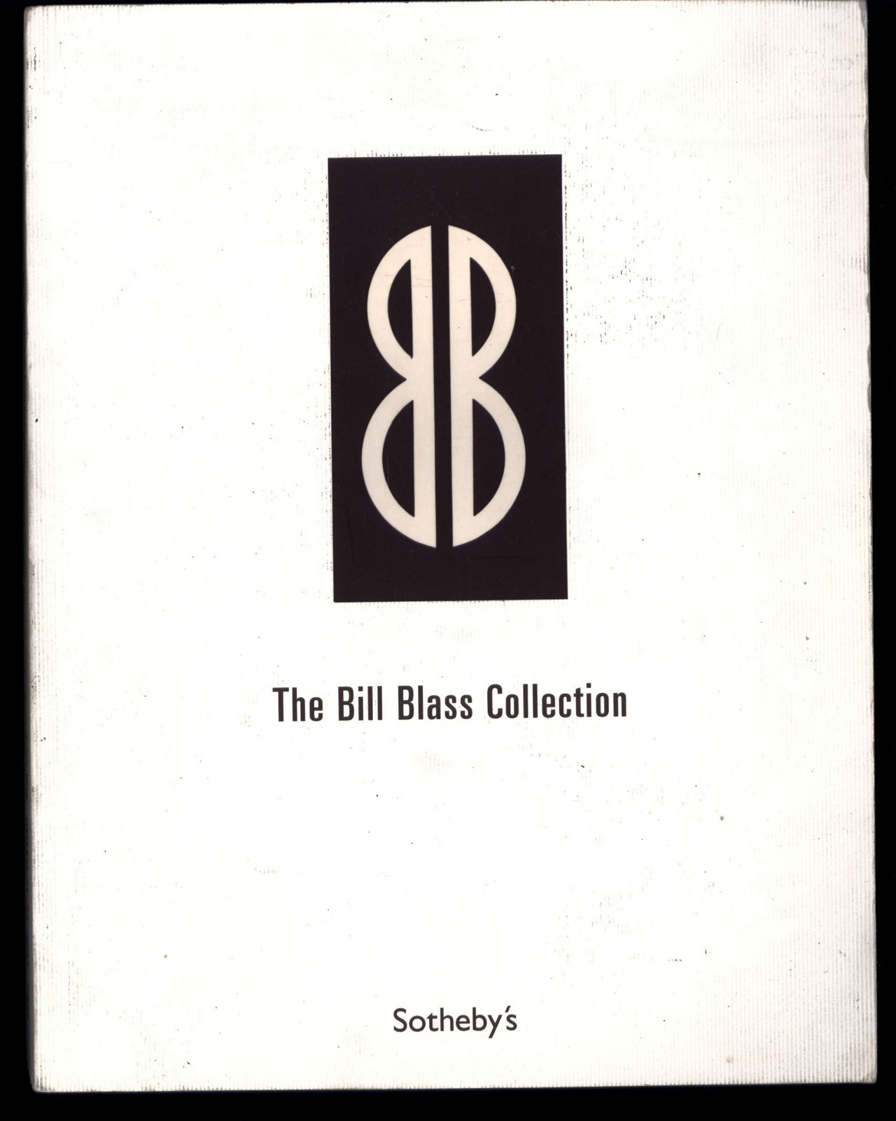 SOTHEBYS catalog 7928 * the BILL BLASS COLLECTION – New York Oct 21-23, 2003