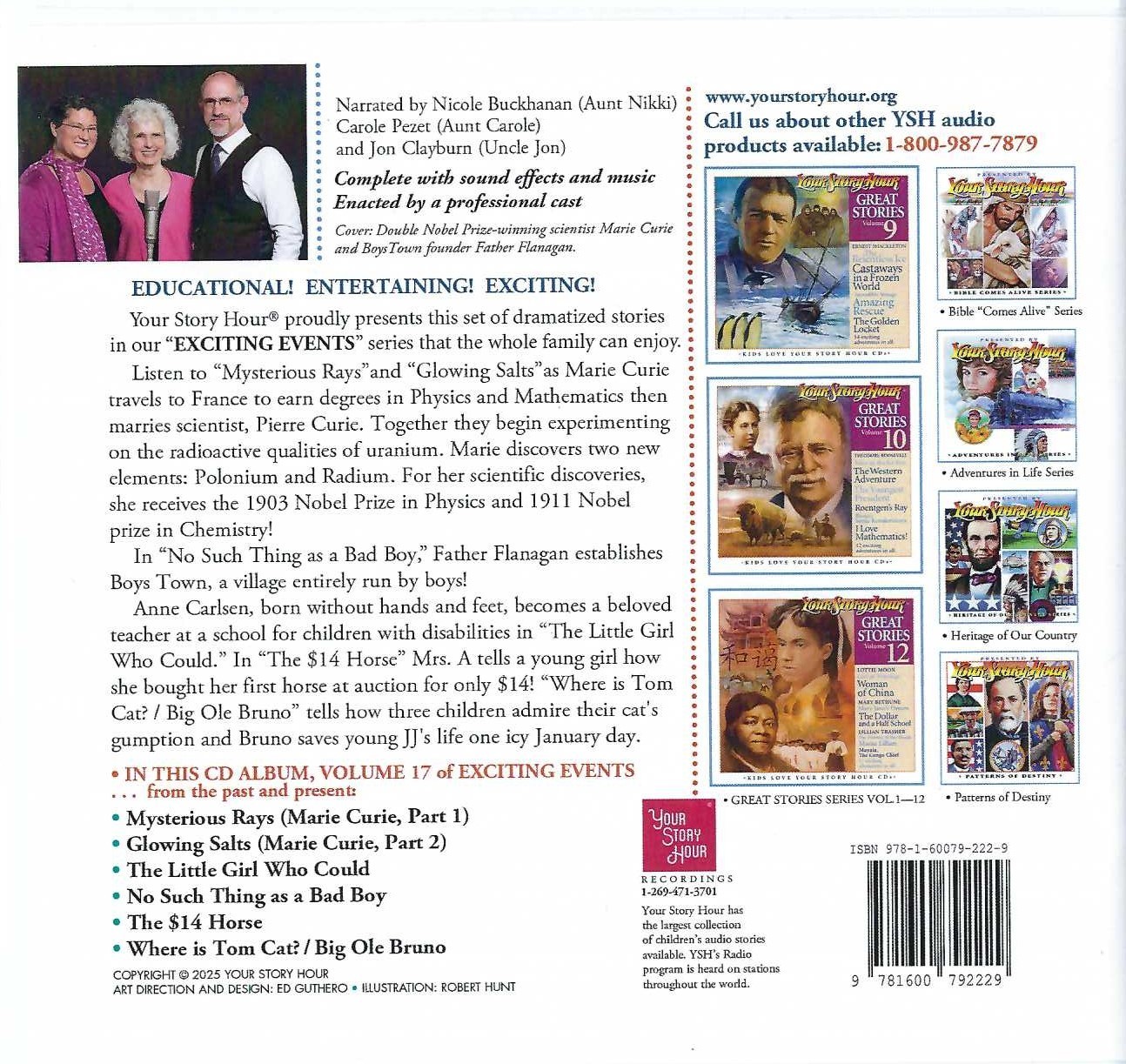 Your Story Hour Exciting Events Volume 17 CD Set Collection Audio Stories