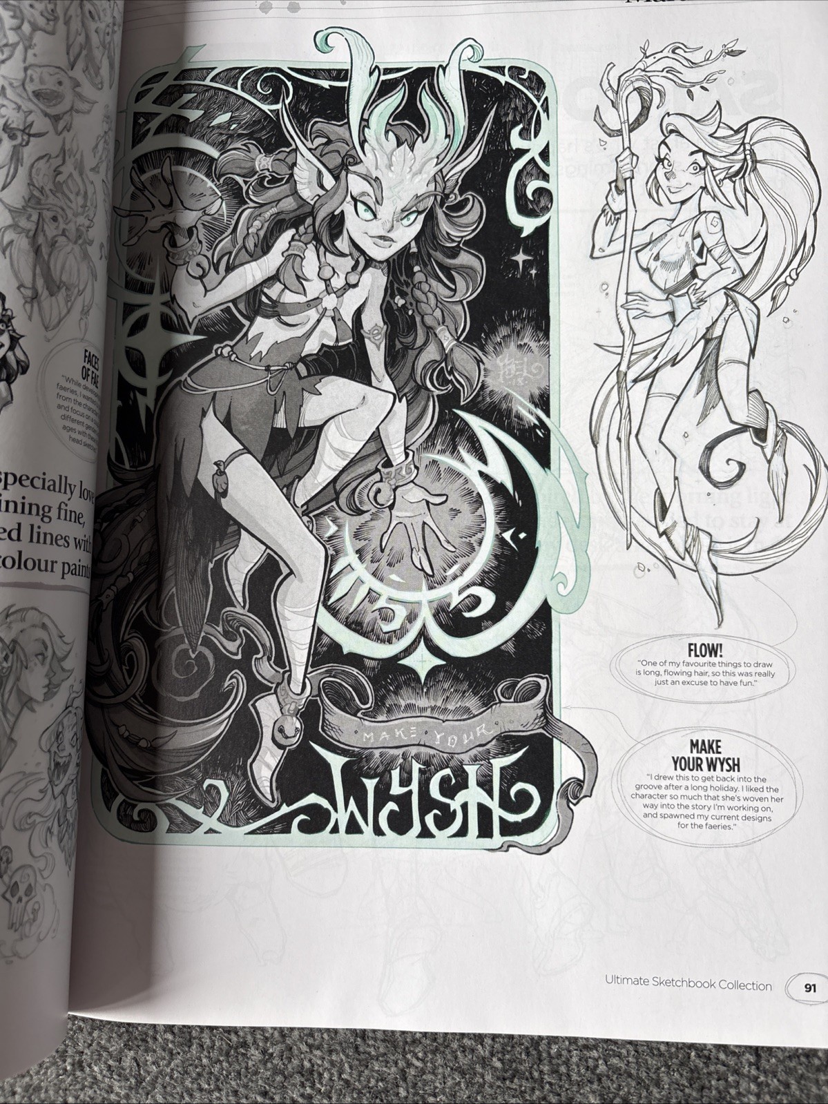 The Ultimate Sketchbook Collection Imagine FX Bookazine 164 Pages Of Fantasy Art
