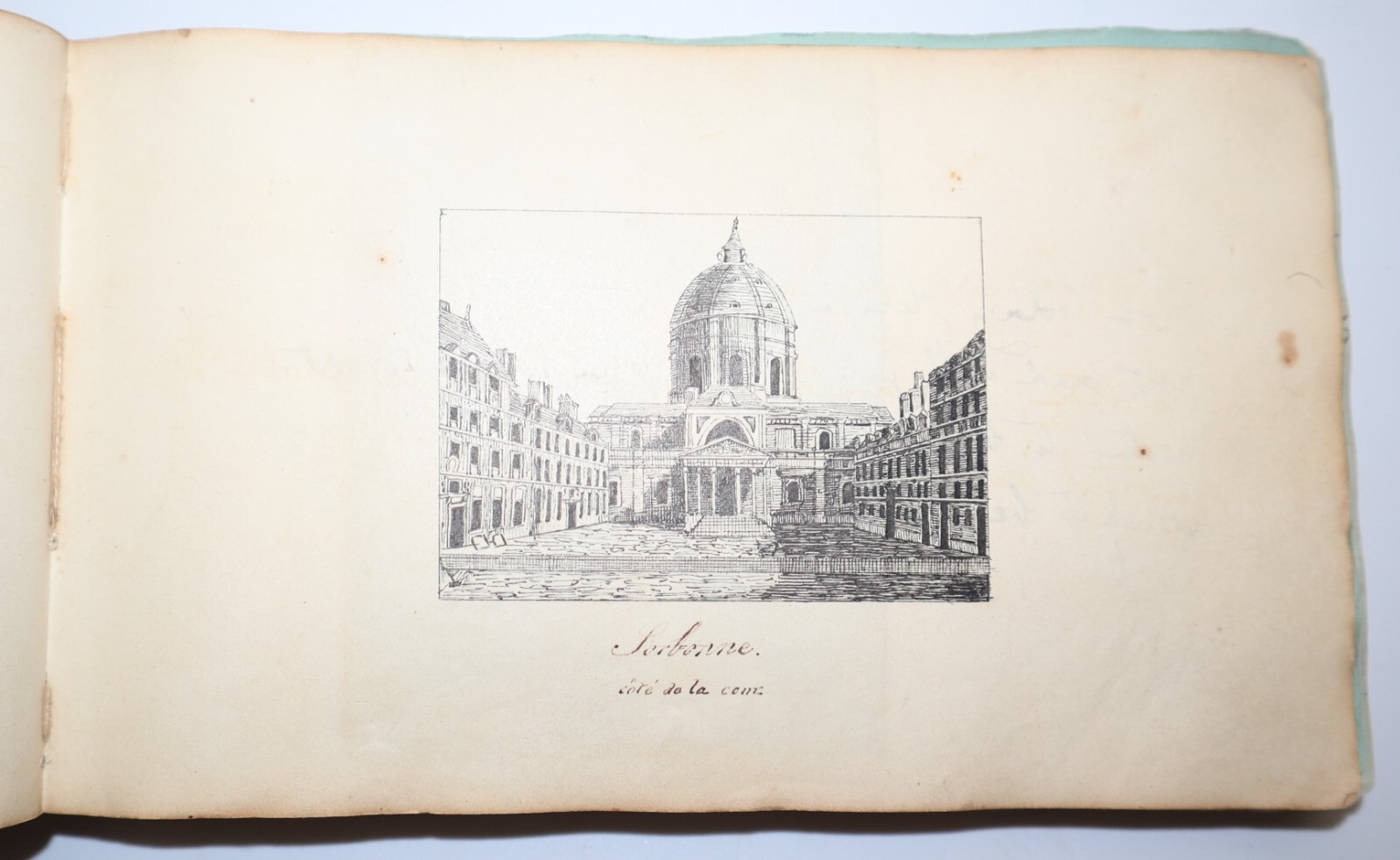 1850s Sketch Book Prints Hand Written Hand Drawn Sketches Signatures 194 Pages