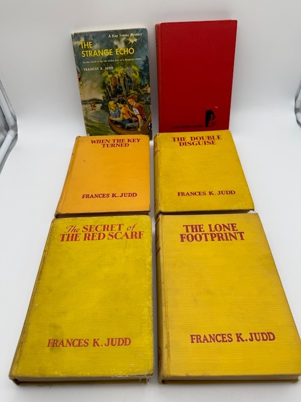 Lot of 6 Kay Tracey Mystery Books 1934-1952 Hardcover Frances Judd