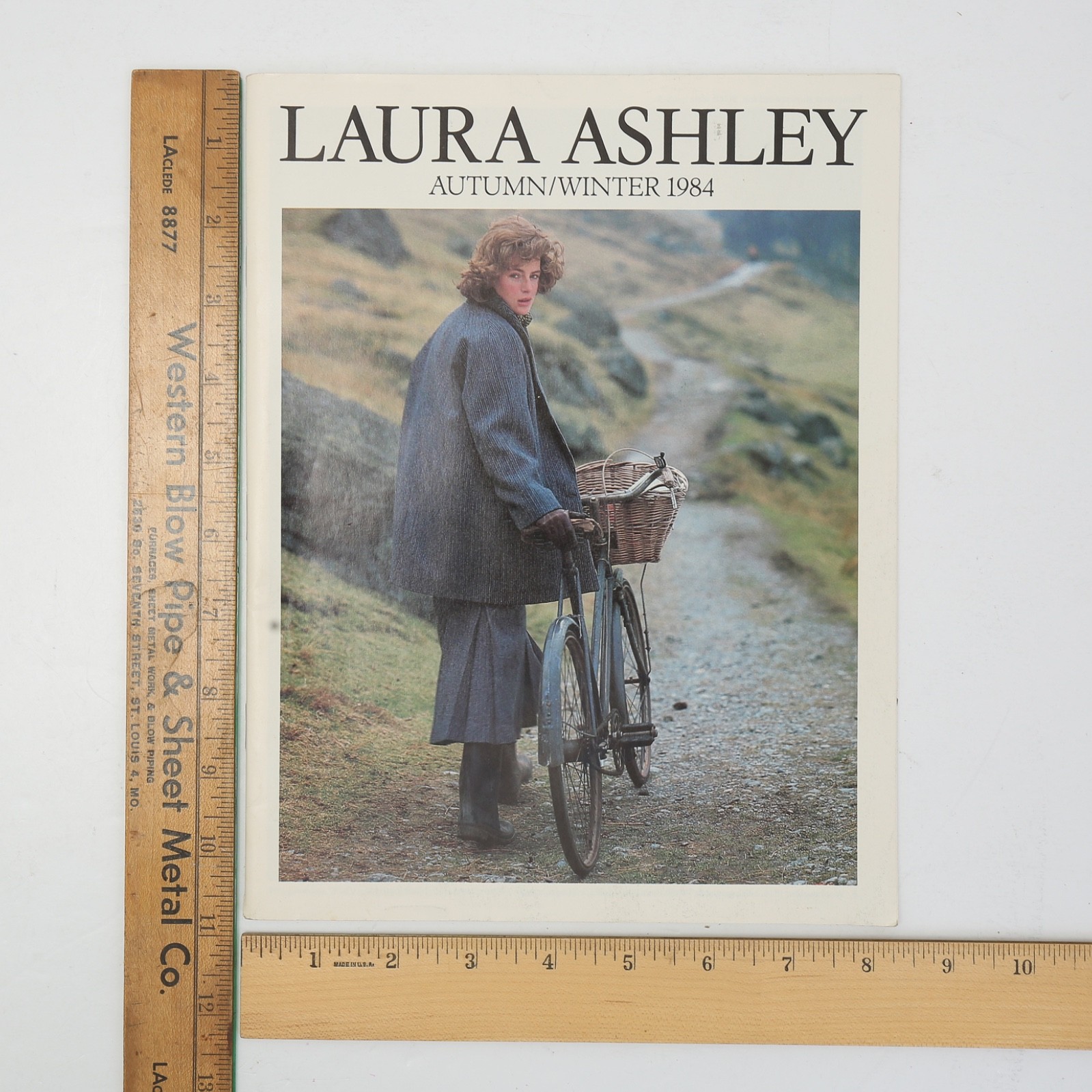 Laura Ashley Autumn / Winter 1984 Catalog Magazine Women Fashion Prices Vintage