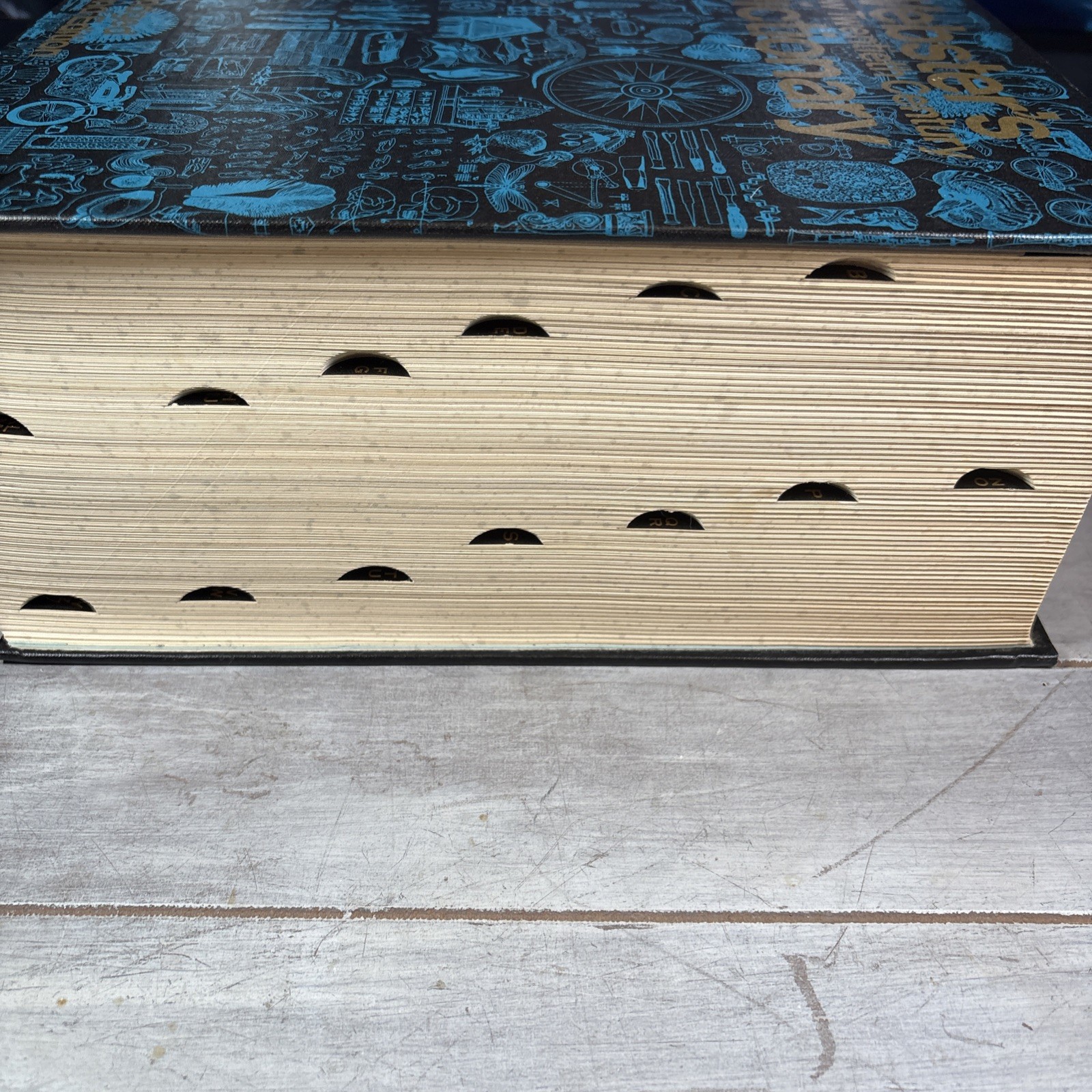 Websters Second Edition Unabridged New Twentieth Century Dictionary Thumb Index