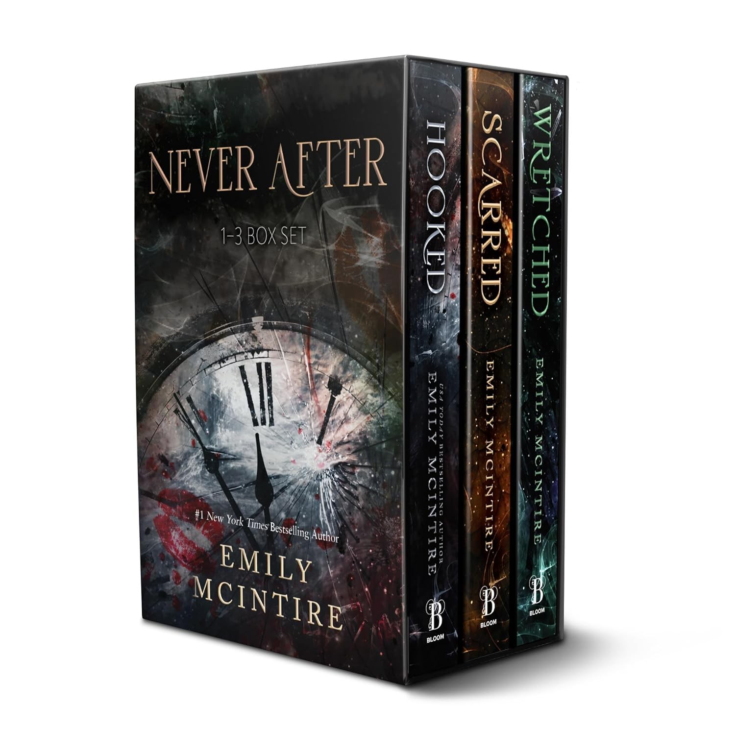 Never After Series Boxed Set, Books 1-3: Hooked, Scarred, and Wretched New