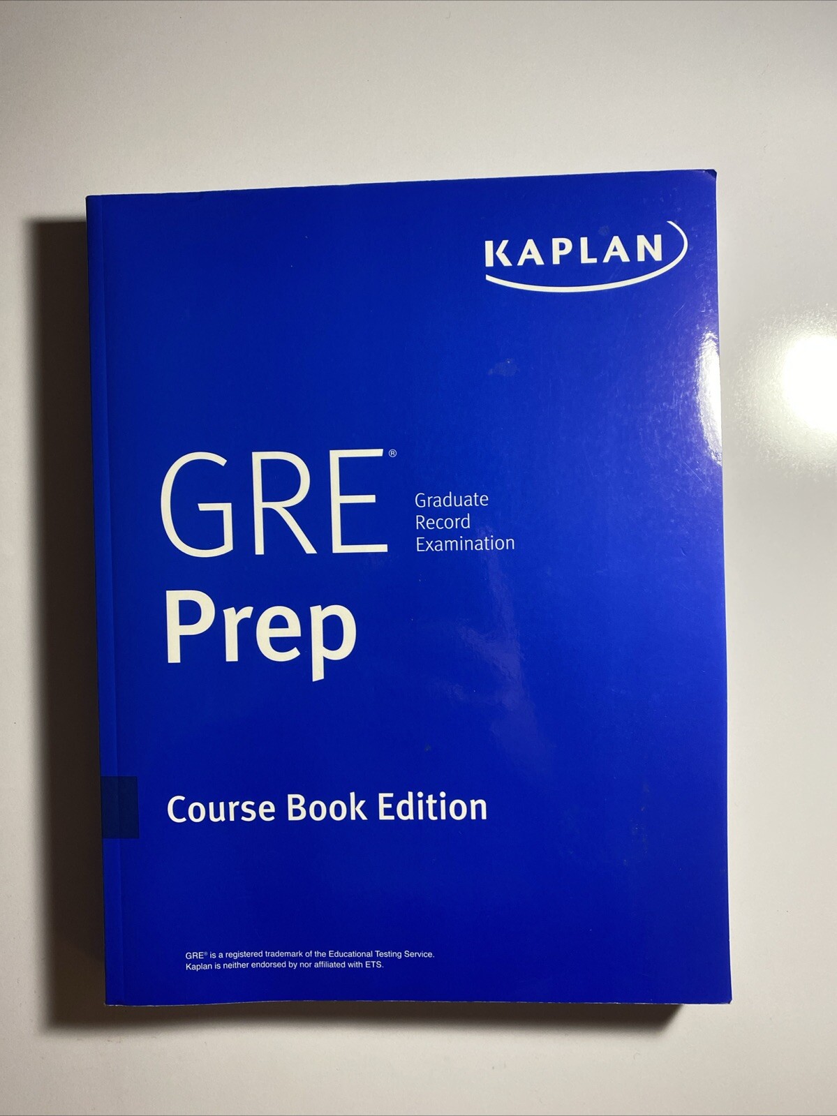 GRE Prep – Paperback Textbook Binding By Kaplan – Very Good