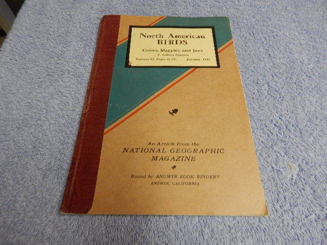 North American Birds: Crows, Magpies, and Jays by T. Gilbert Pearson 1933