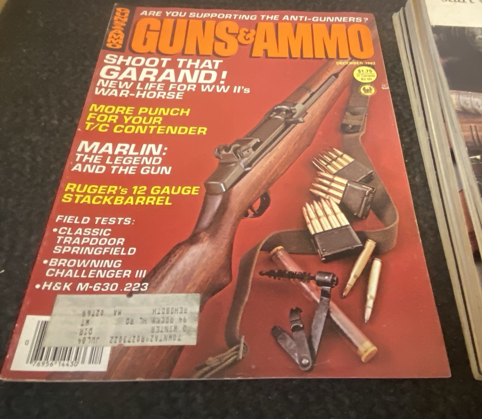 GUNS & AMMO Vintage Magazine 1982 Complete Year LOT OF (12) With Original Ads ^
