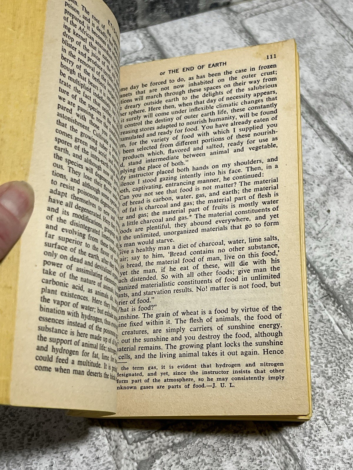 John U. Lloyd: Etidorpha, or The End of Earth Pbk 1976- RARE