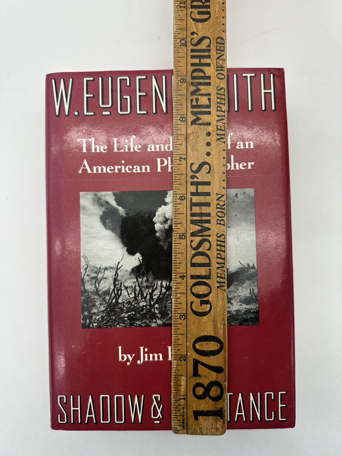 W Eugene Smith Shadow & Substance Jim Hughes HC DJ 1989 Photo Bio
