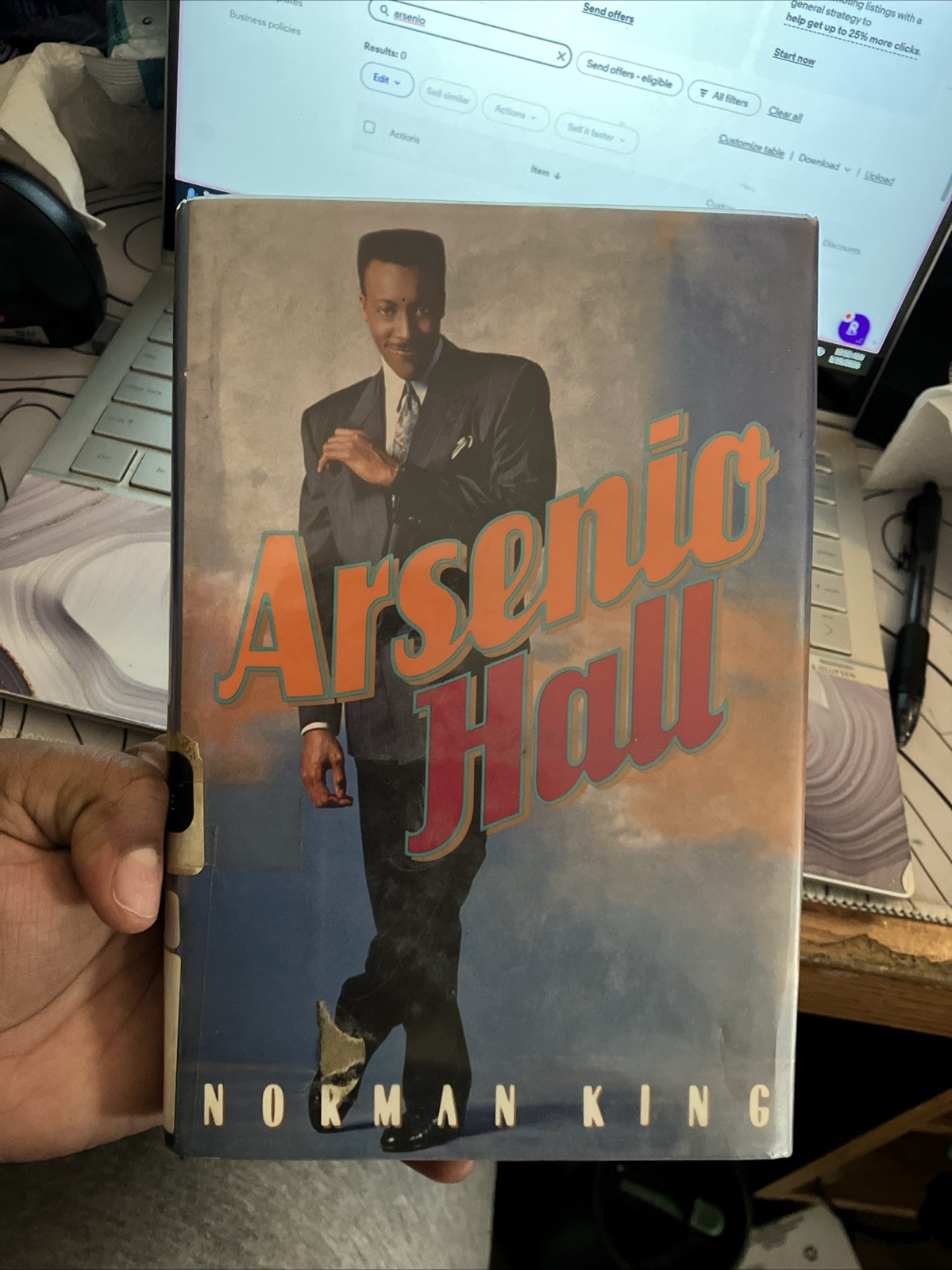 Arsenio Hall by Norman King (1993, Hardcover)