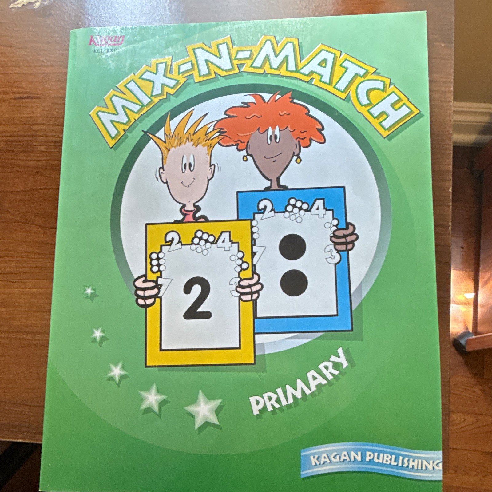 Kagan Publishing Mix-N-Match Primary Book Math Beginner Elem Kagan 2002 KCL587
