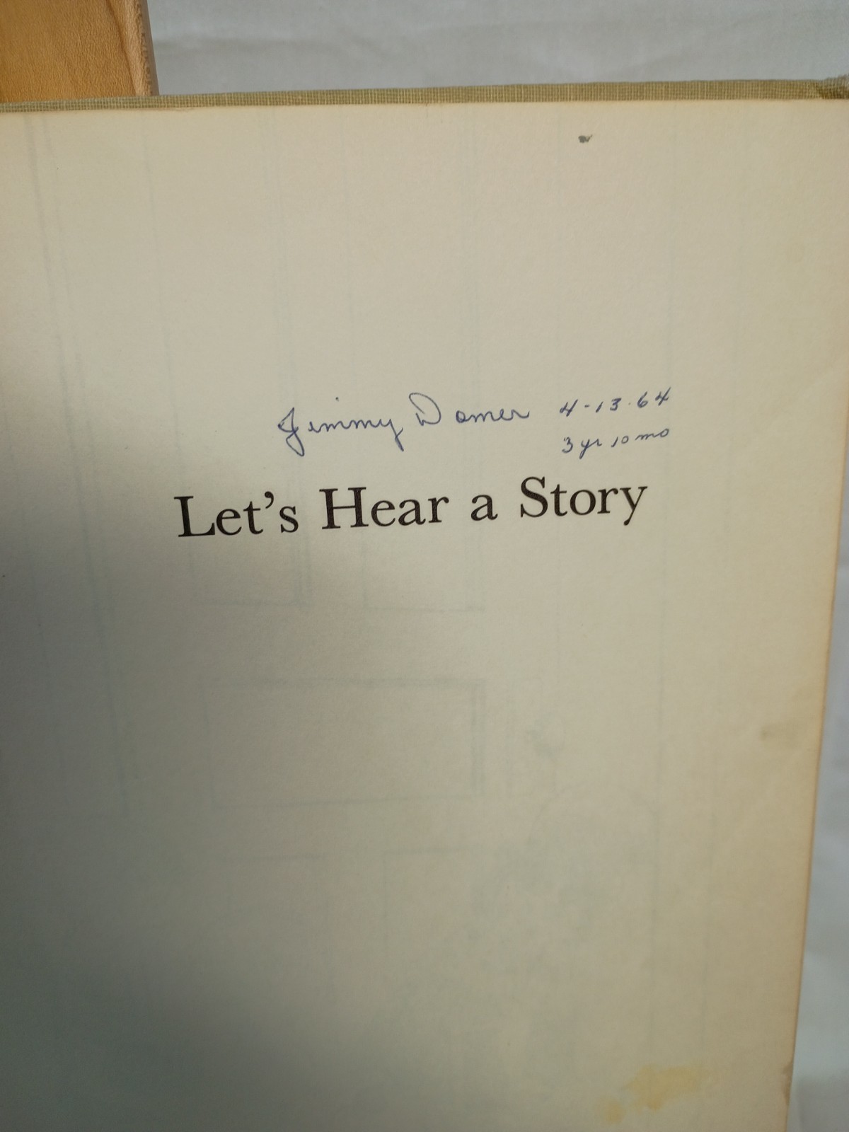 Lets Hear A Story Sidonie Matsner Gruenberg First Edition 1961 Good