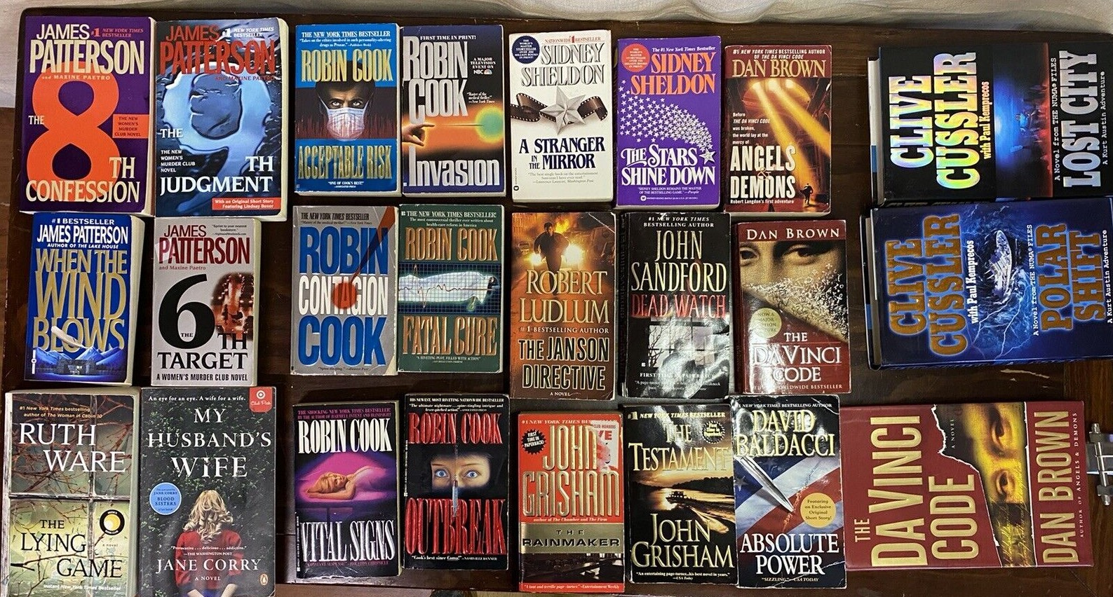BUILD YOUR OWN BOOK LOT – Crime Thriller Suspense Mystery – Paperback & Hardback