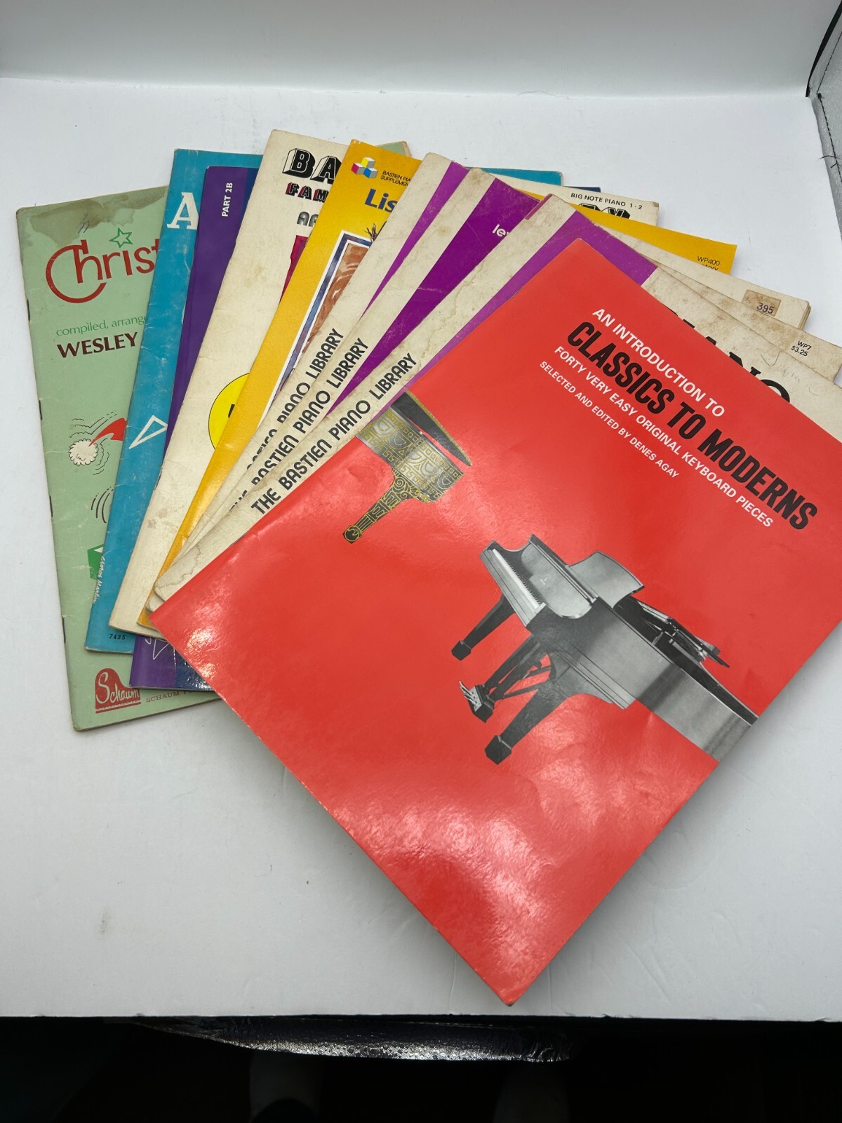 Lot of 9 Vintage Music Books Songbooks Instruction Holiday Sheet Music Paperback