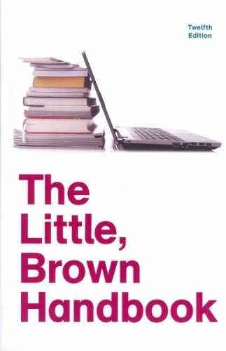 The Little, Brown Handbook + – Hardcover, by Fowler H. Ramsey; – Very Good j