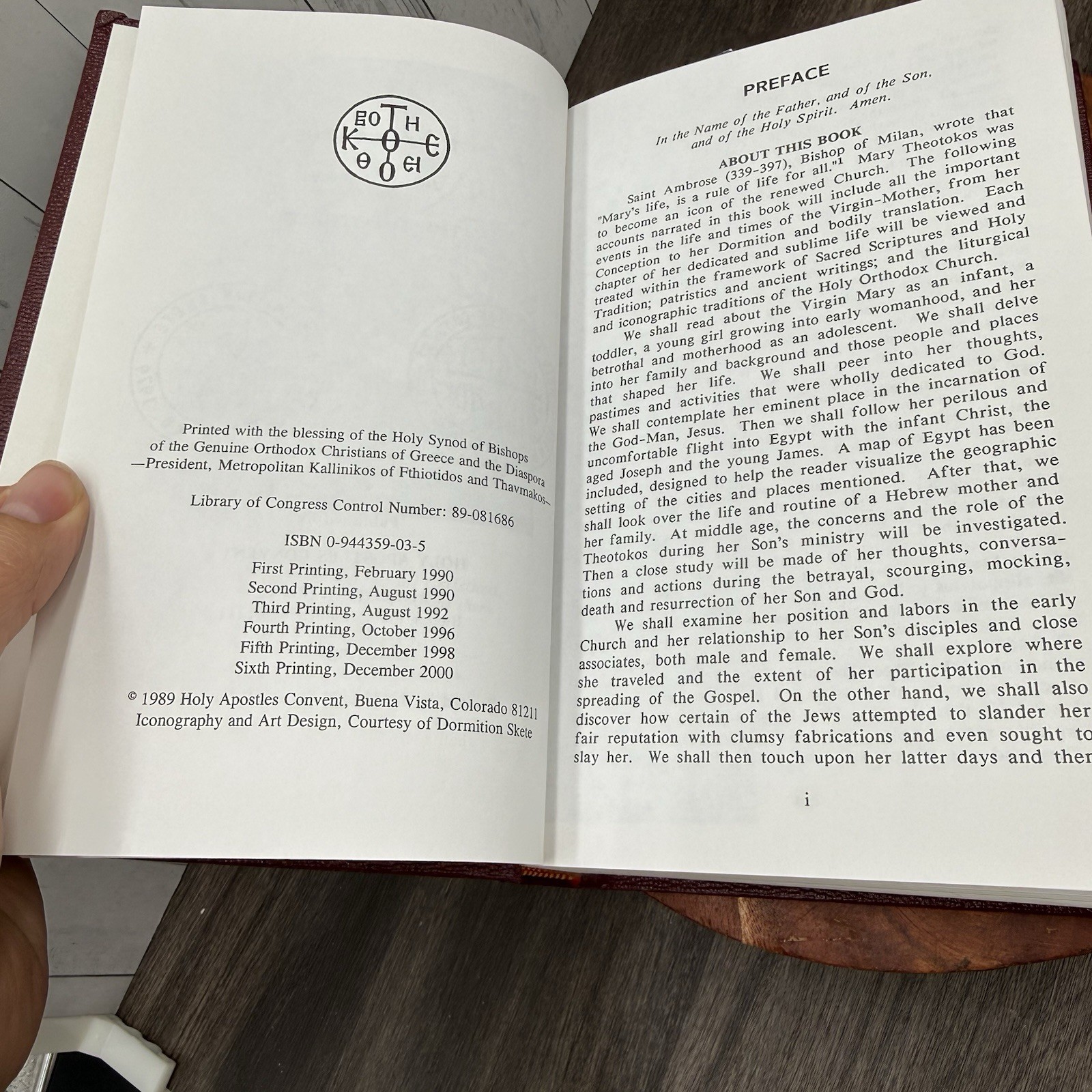 The Life of the Virgin Mary, The Theotokos Holy Apostles Convent HC