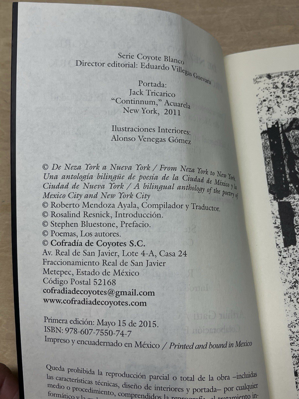 De Neza York a Nueva York From Neza York to New York Bilingual Eng-Spa Poetry