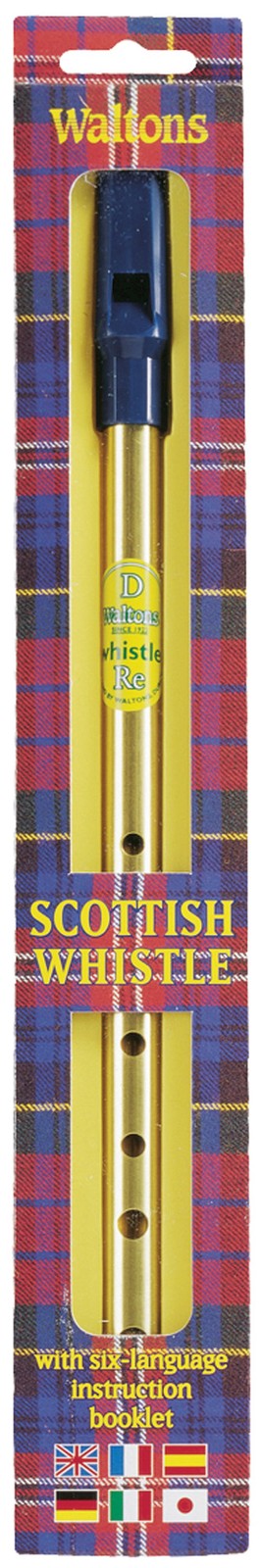 Waltons Scottish Penny Whistle with Six Language Instruction Booklet