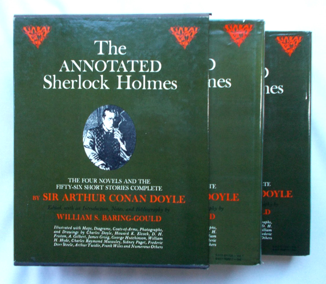 Baring-Gould; The Annotated Sherlock Holmes Vol I & II, HC/DJ/Slipcase/GC