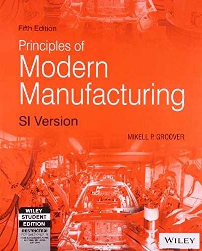 Fundamentals of Modern – Paperback, by Mikell P. Groover – Very Good