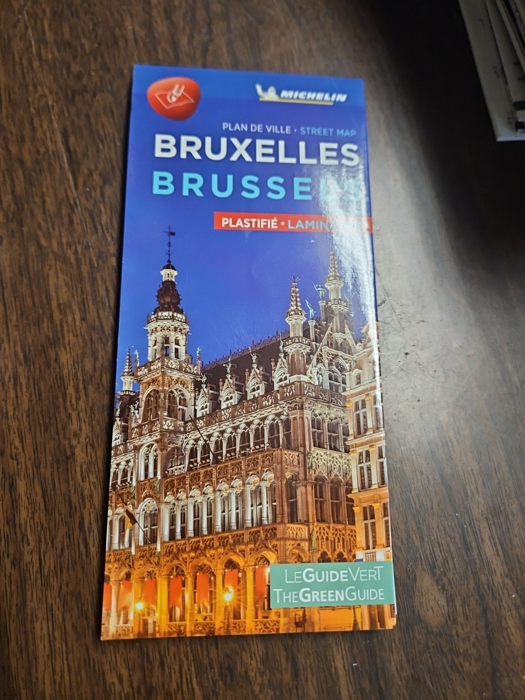 Brussels – Michelin City Map 9207: Laminated City Plan by Michelin Folded Book