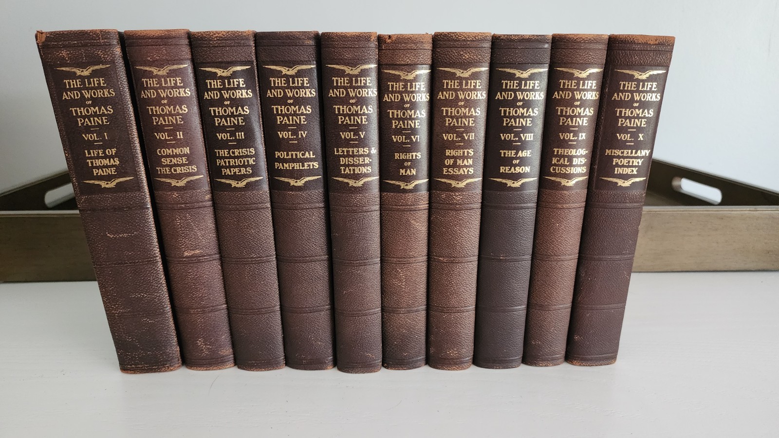 The Life and Works of Thomas Paine 10 Volumes / 1925 Patriots’ Edition