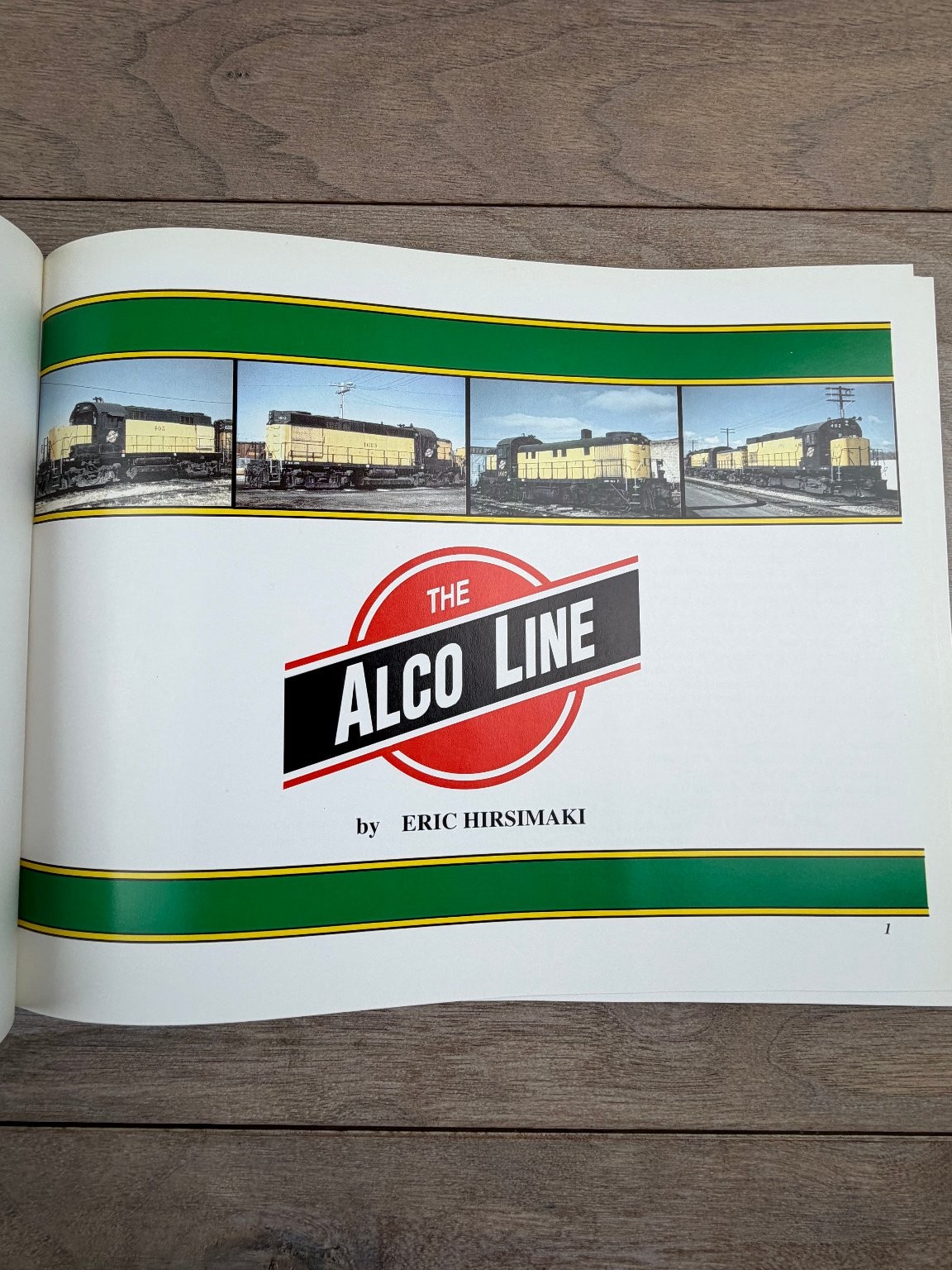 THE ALCO LINE Eric Hirsimaki 1993 Railroad History Photography Mileposts