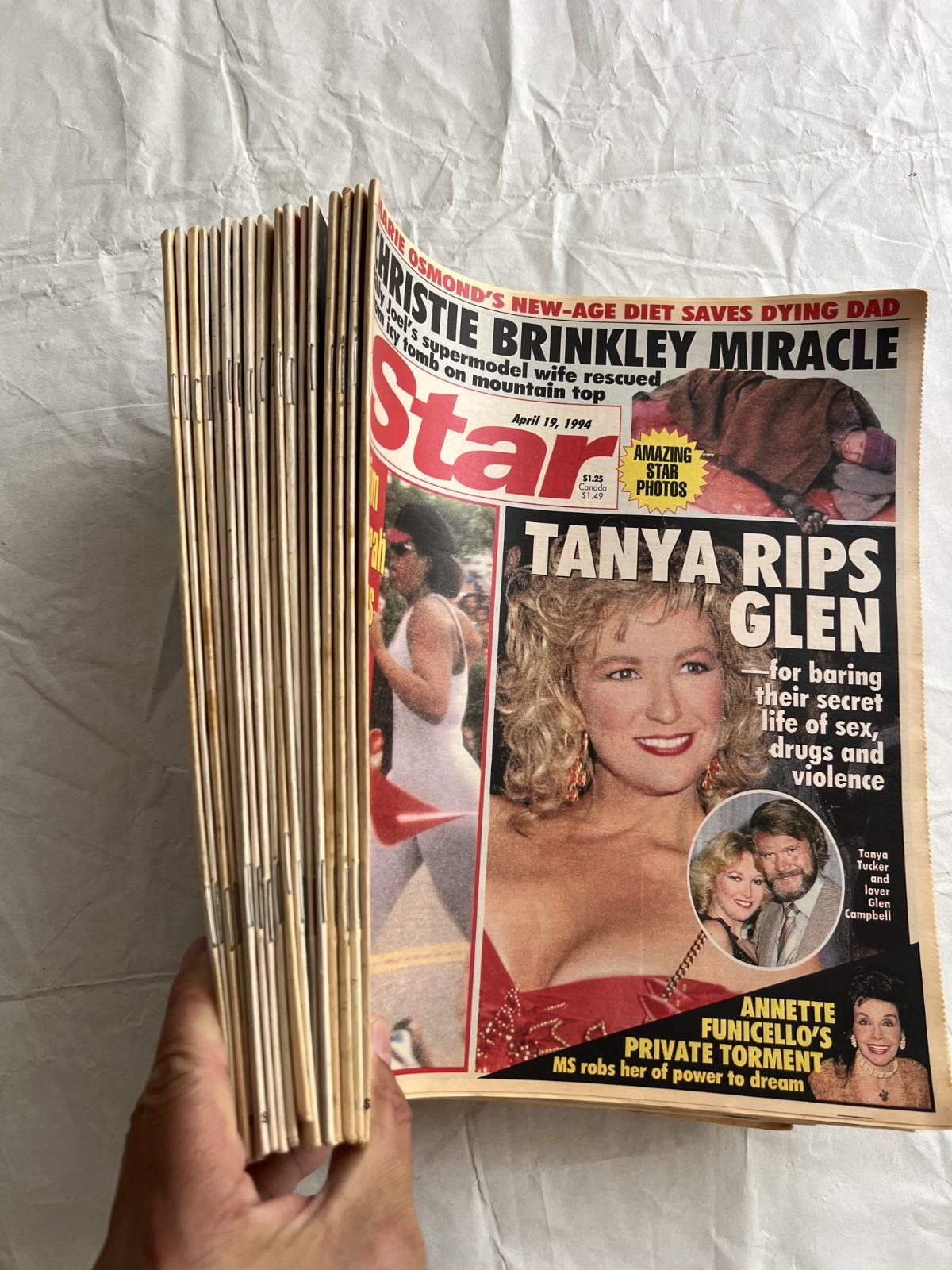 Vintage Lot of (18) STAR Tabloid Celebrity Magazines 1994–1995