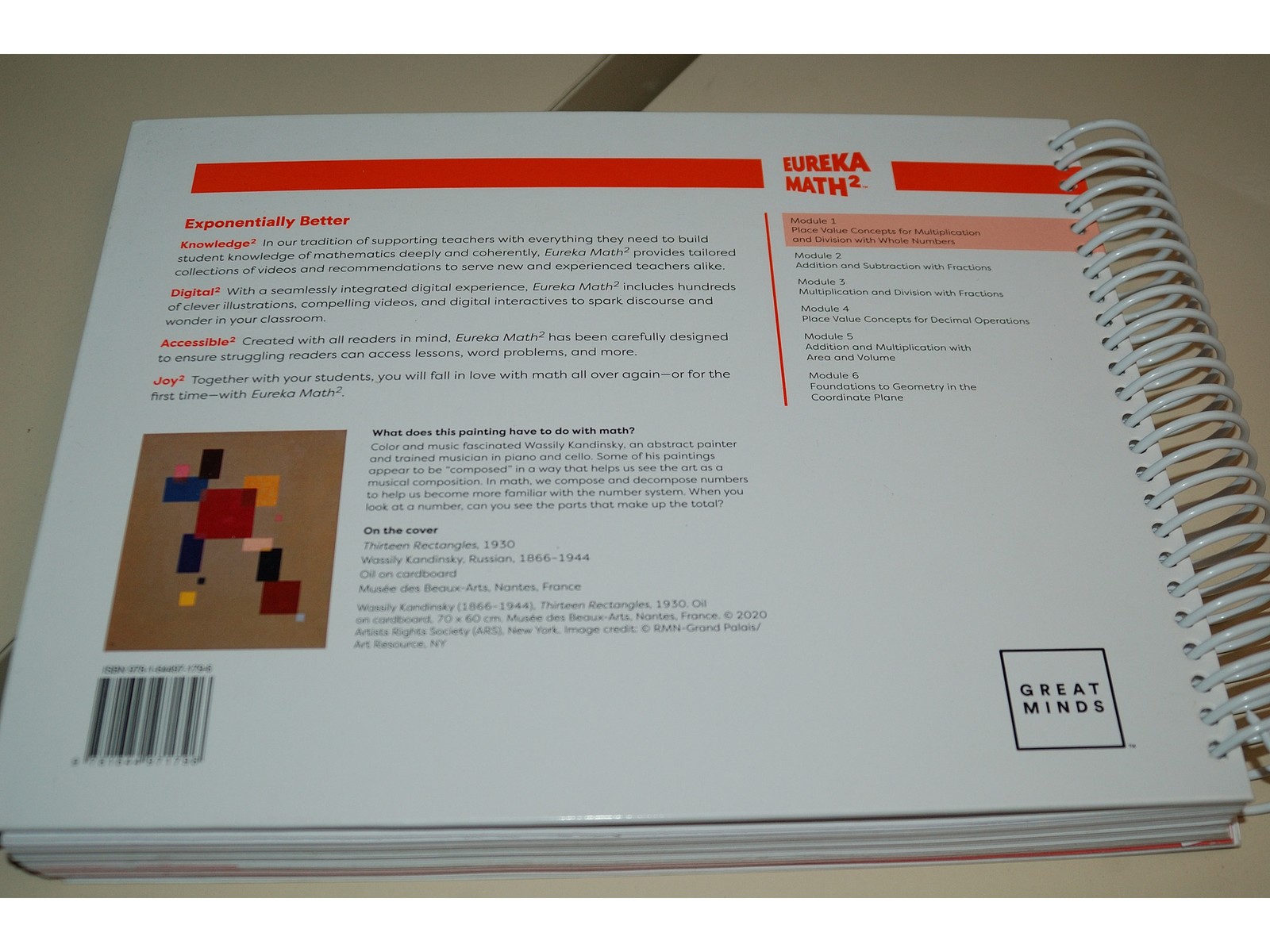 Eureka Math² Squared Grade 5 Module 1 Teacher Book – Weight: 42 oz.