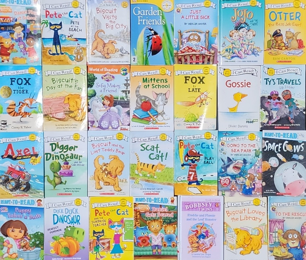 RANDOM Lot of 10 MY FIRST Leveled Readers Pre-K Learning to Read I CAN READ
