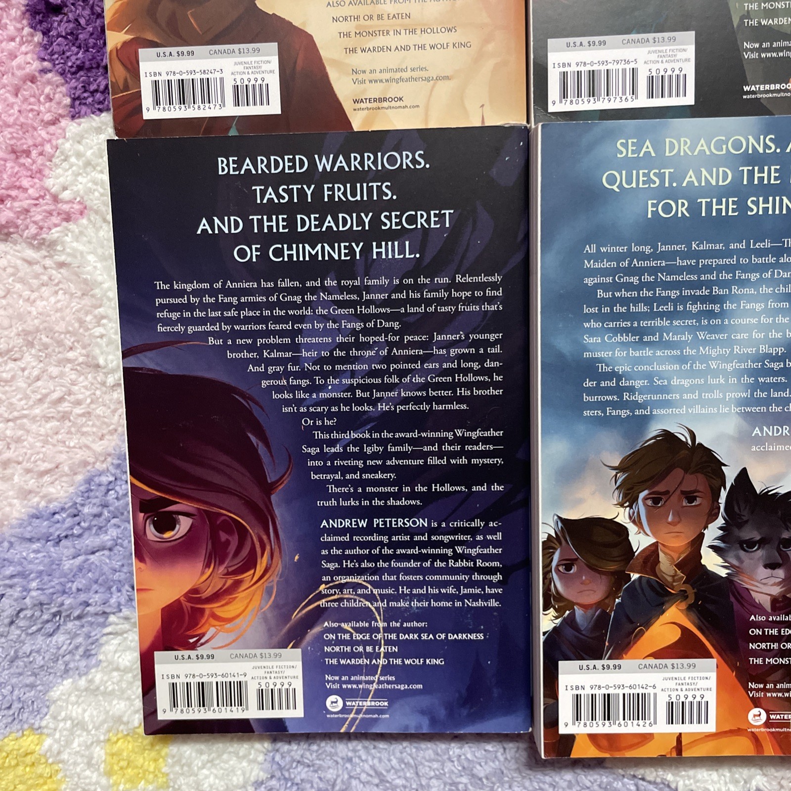 THE WINGFEATHER SAGA Boxed Set Books 1-4 by Andrew Peterson Paperback Fantasy