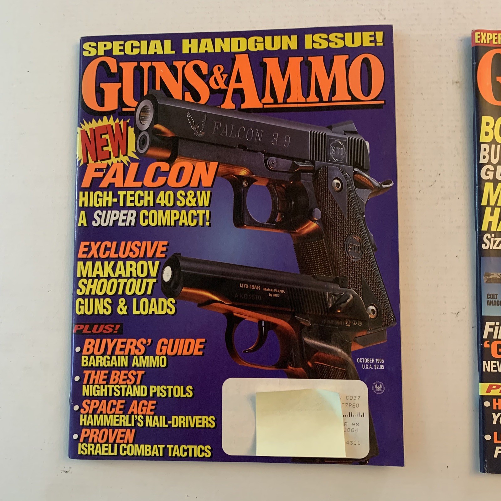 Guns & Ammo Magazine 1995 Lot x 12 Full Year