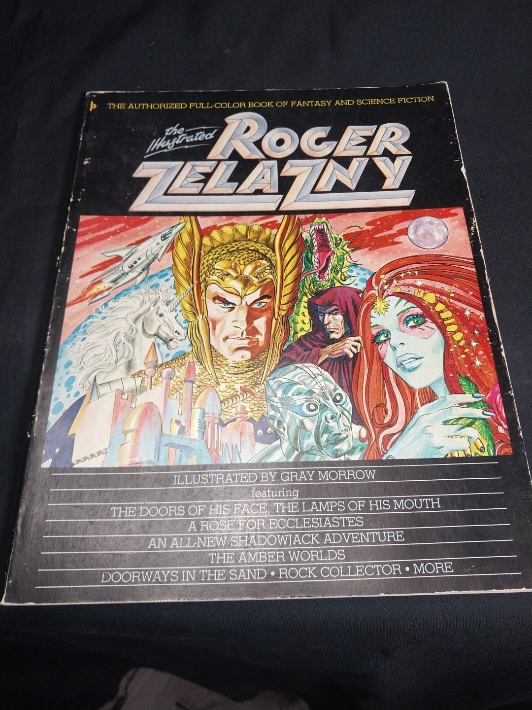The Illustrated Roger Zelazny 1978 Full-Color Softcover Book Fantasy & Science