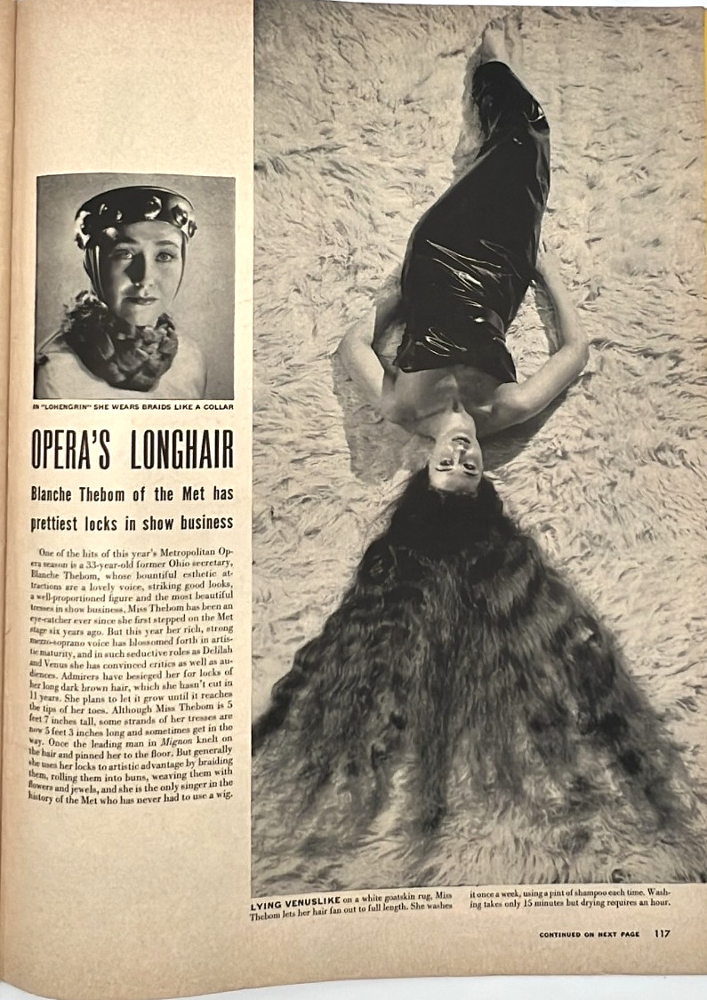 VINTAGE LIFE MAGAZINE – MARCH 27, 1950 ISSUE – MYSTERY FLIGHT MRS. ANNE BROMLEY
