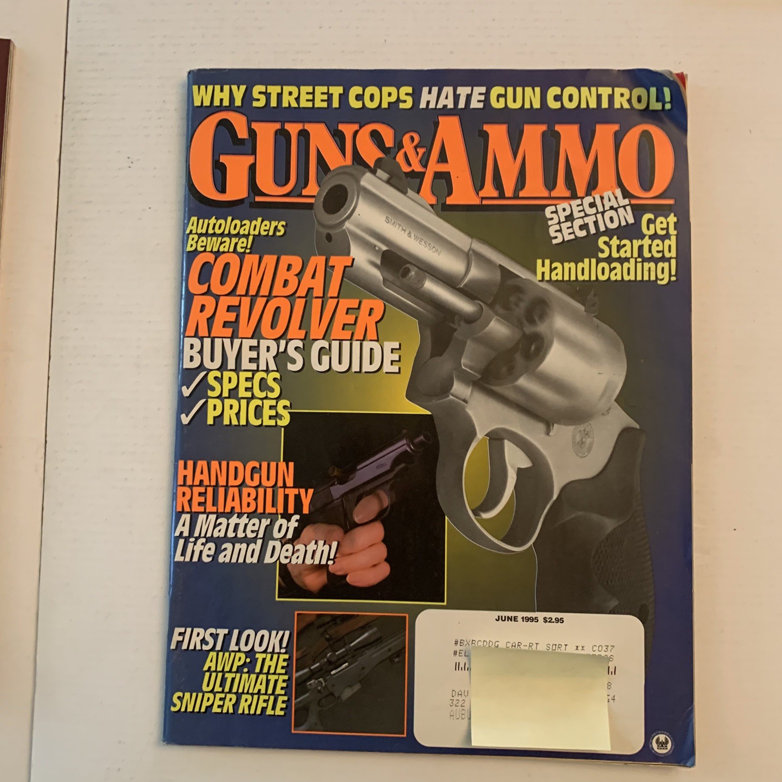 Guns & Ammo Magazine 1995 Lot x 12 Full Year