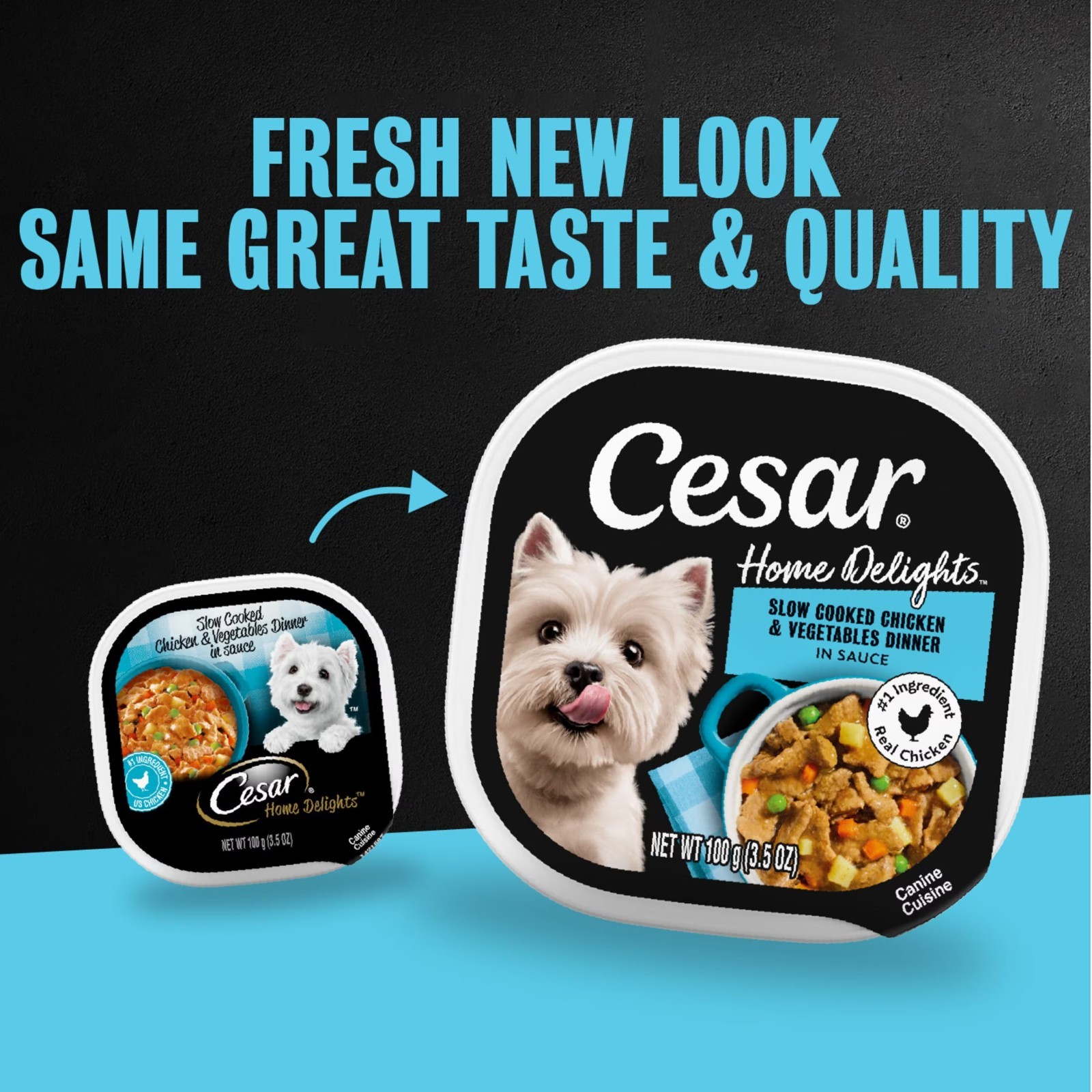 Cesar Home Delights & Classic Loaf In Sauce Wet Dog Food, 3.5 Oz. Variety Pack O