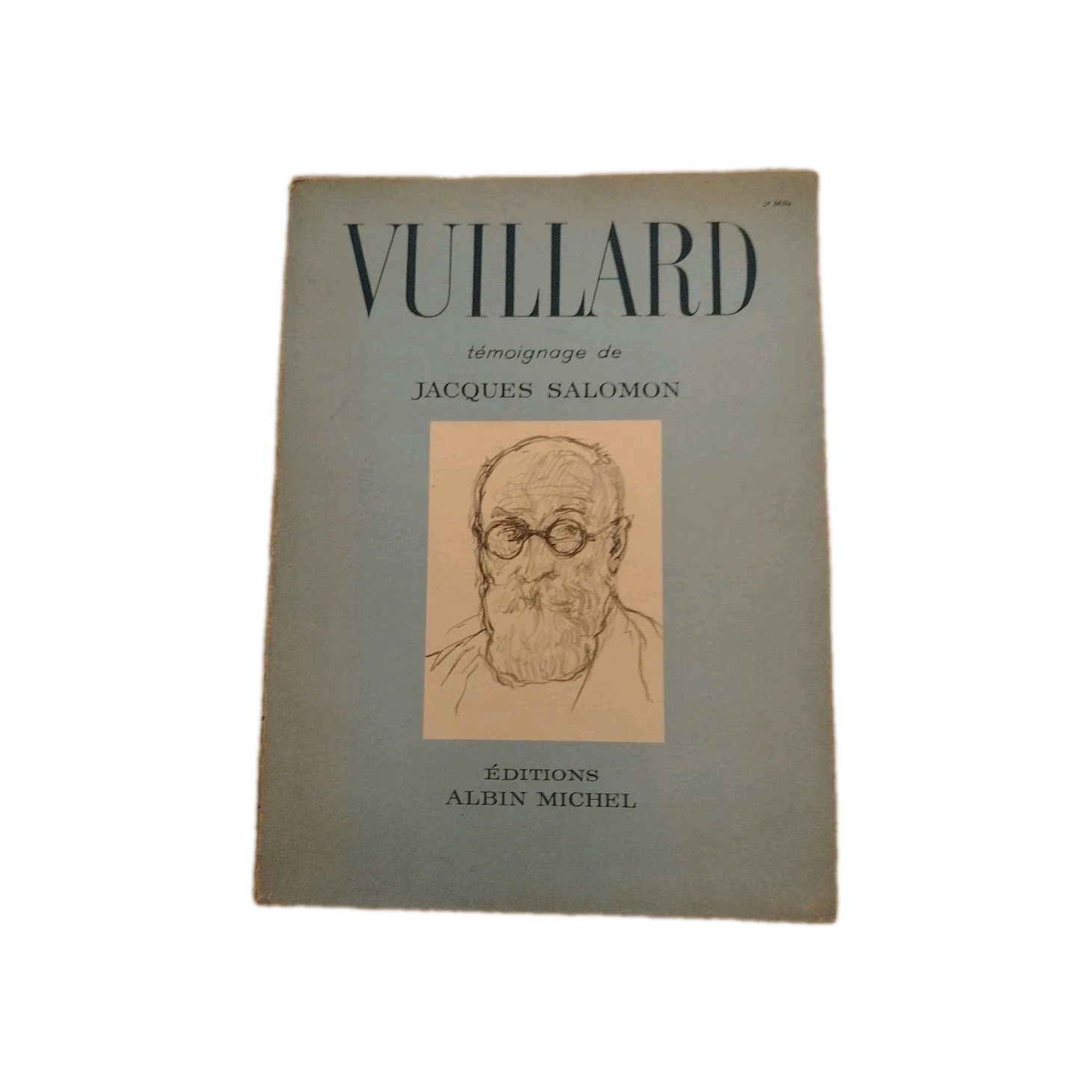 Jacques Salomon Vuillard Illustrated Biographical Account Albin Michel 1945