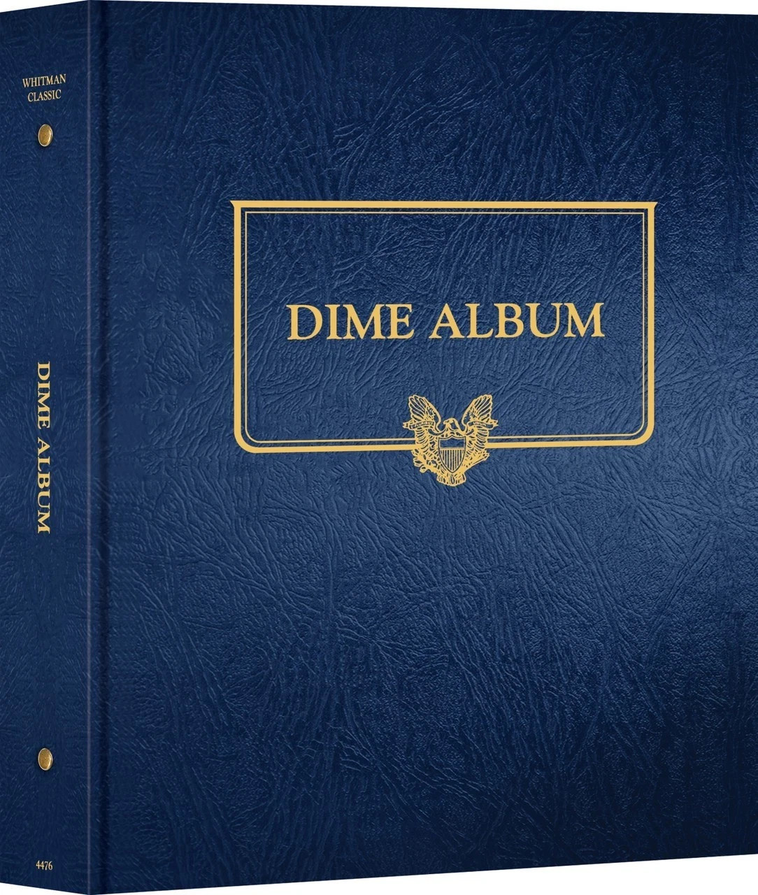 Whitman Classic Dime Album Holds 72 Coins Blank 2 Pages #4476