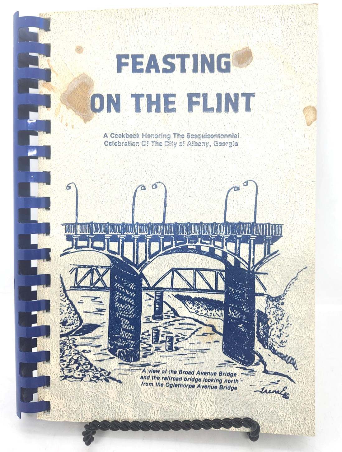 Feasting on the Flint Cookbook 150th Anniversary of Albany, GA 152 pages Spiral