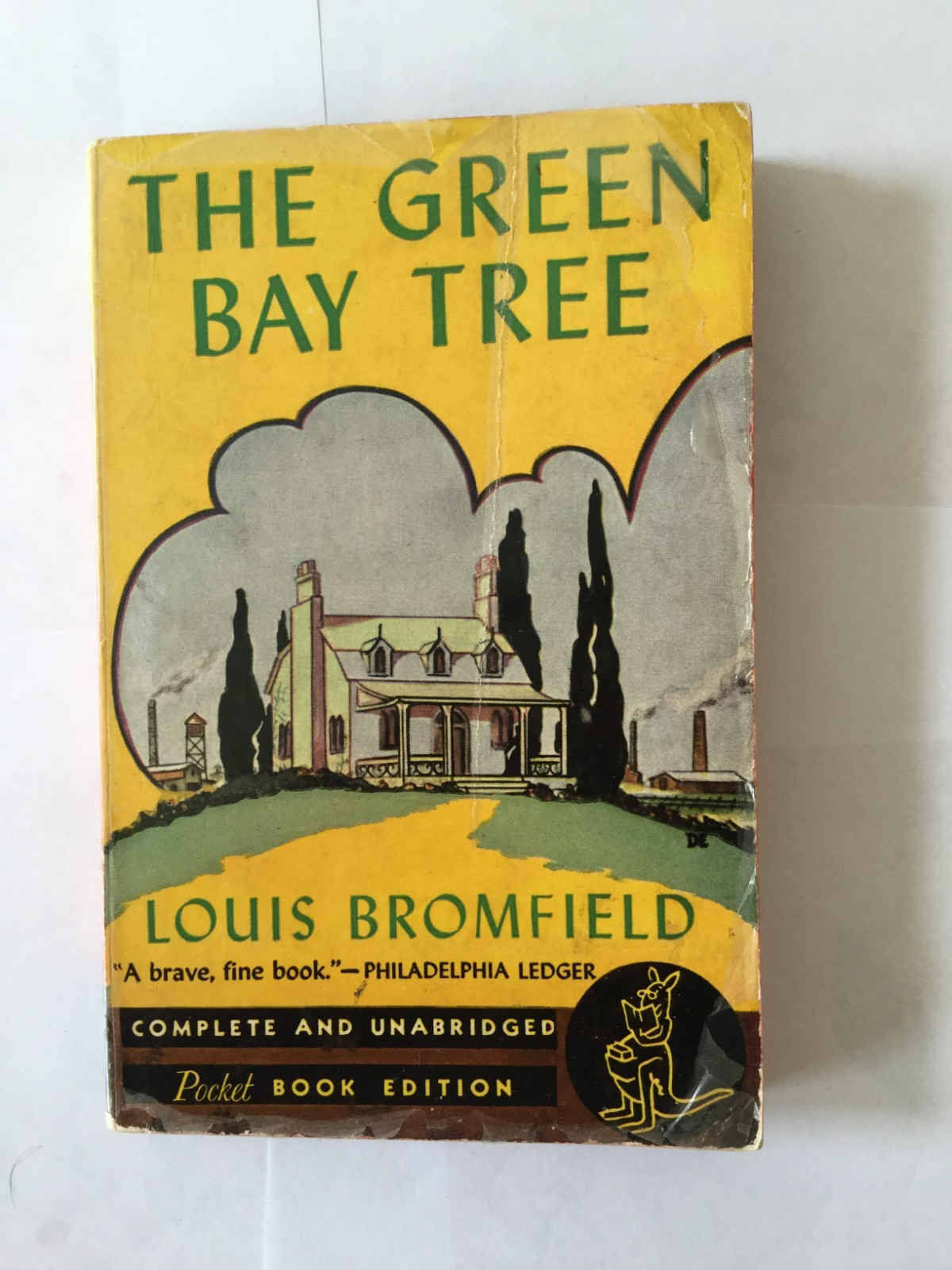 The Green Bay Tree Louis Bromfield Pocket Books 1949 P/B