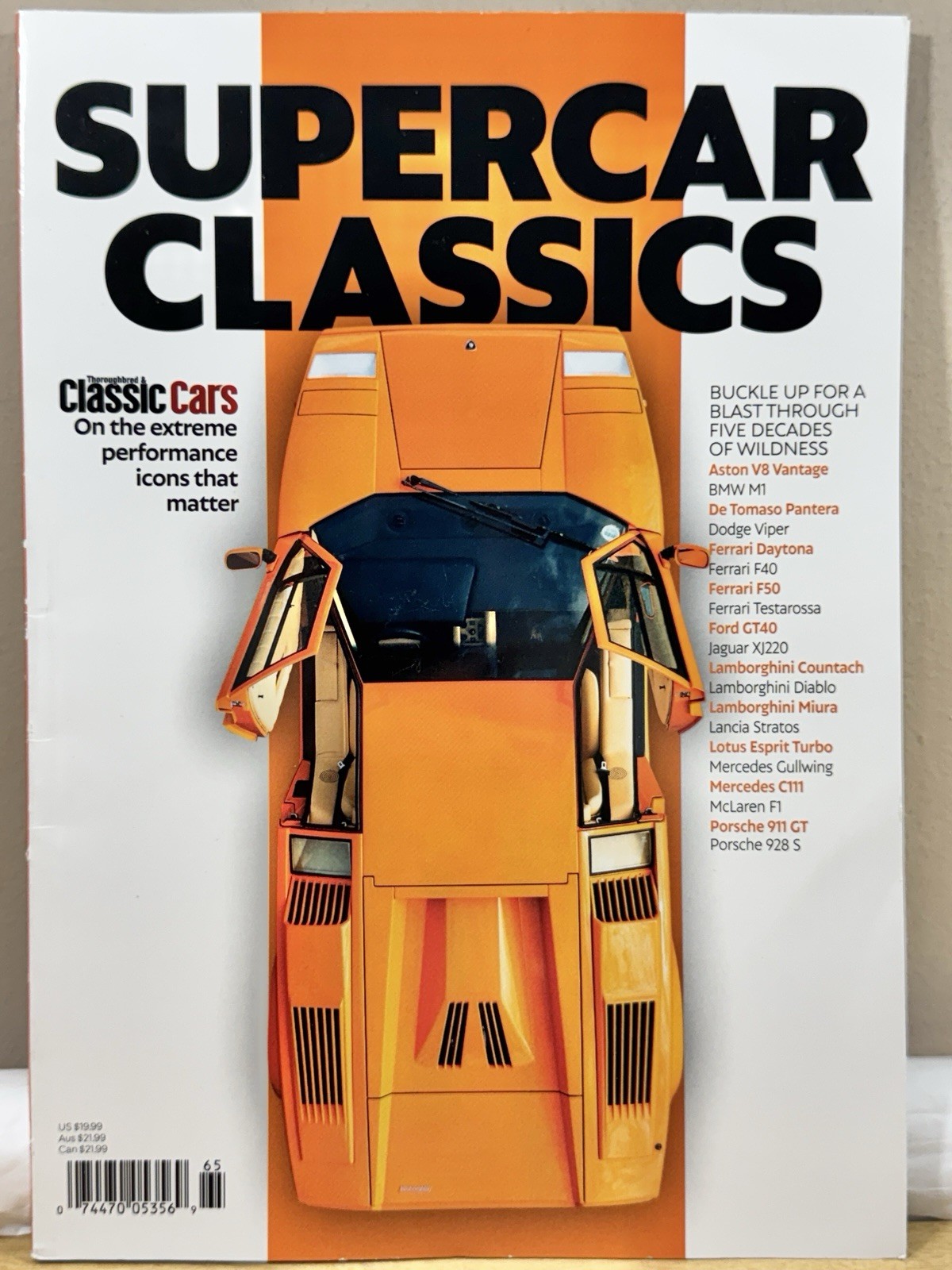UK Supercar Classics Magazine Aston V8 Vantage BMW M1 Ferrari Daytona McLaren