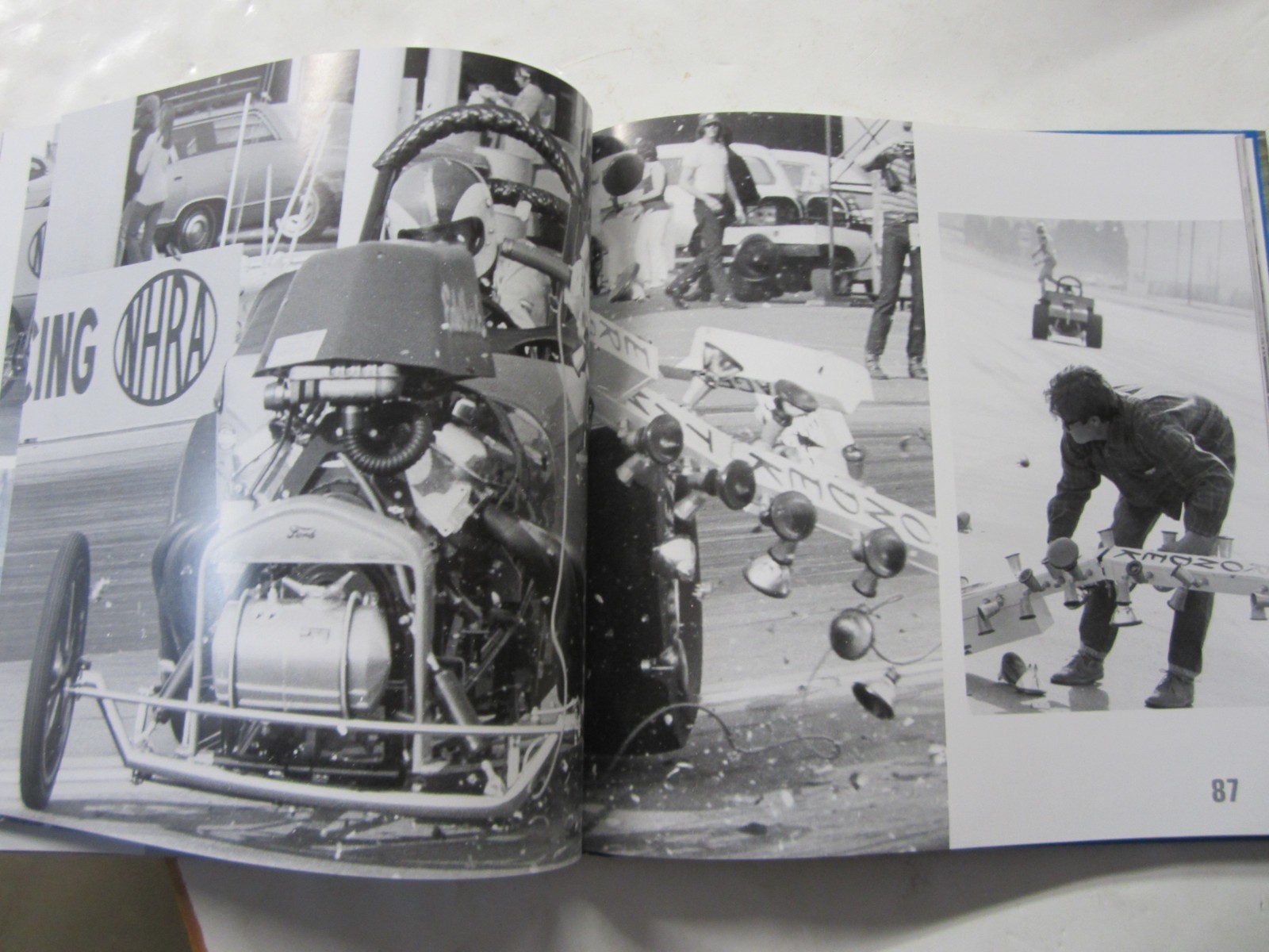NHRA Quarter-Mile Chaos-Images of Drag Racing Mayhem by Steve Reyes HardC Book