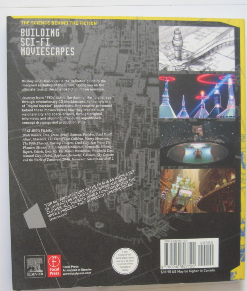 Building Sci-fi Moviescapes / Matt Hanson (VG, SC, 176pp, 27 cm) st2