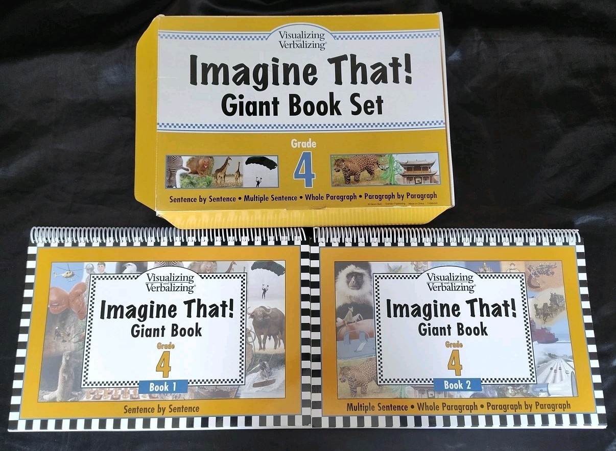 Visualizing And Verbalizing Imagine That Giant Book Set Grade 4 Nanci Bell