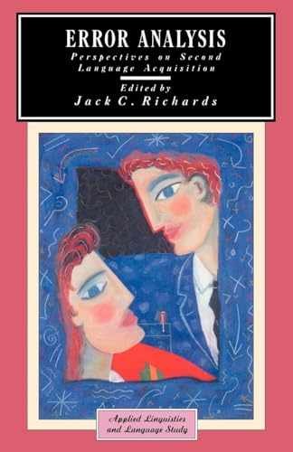 Error Analysis: Perspectives on – Paperback, by Jack C. Richards – Very Good