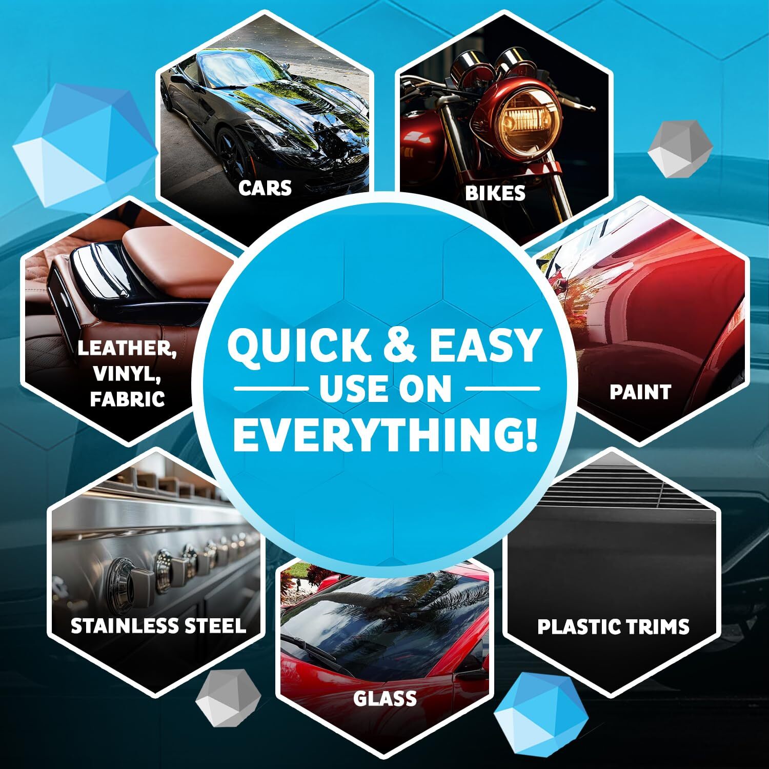 20oz Waterless Car Detailer Spray – Clean Shine & Protect Paint Glass Wheels