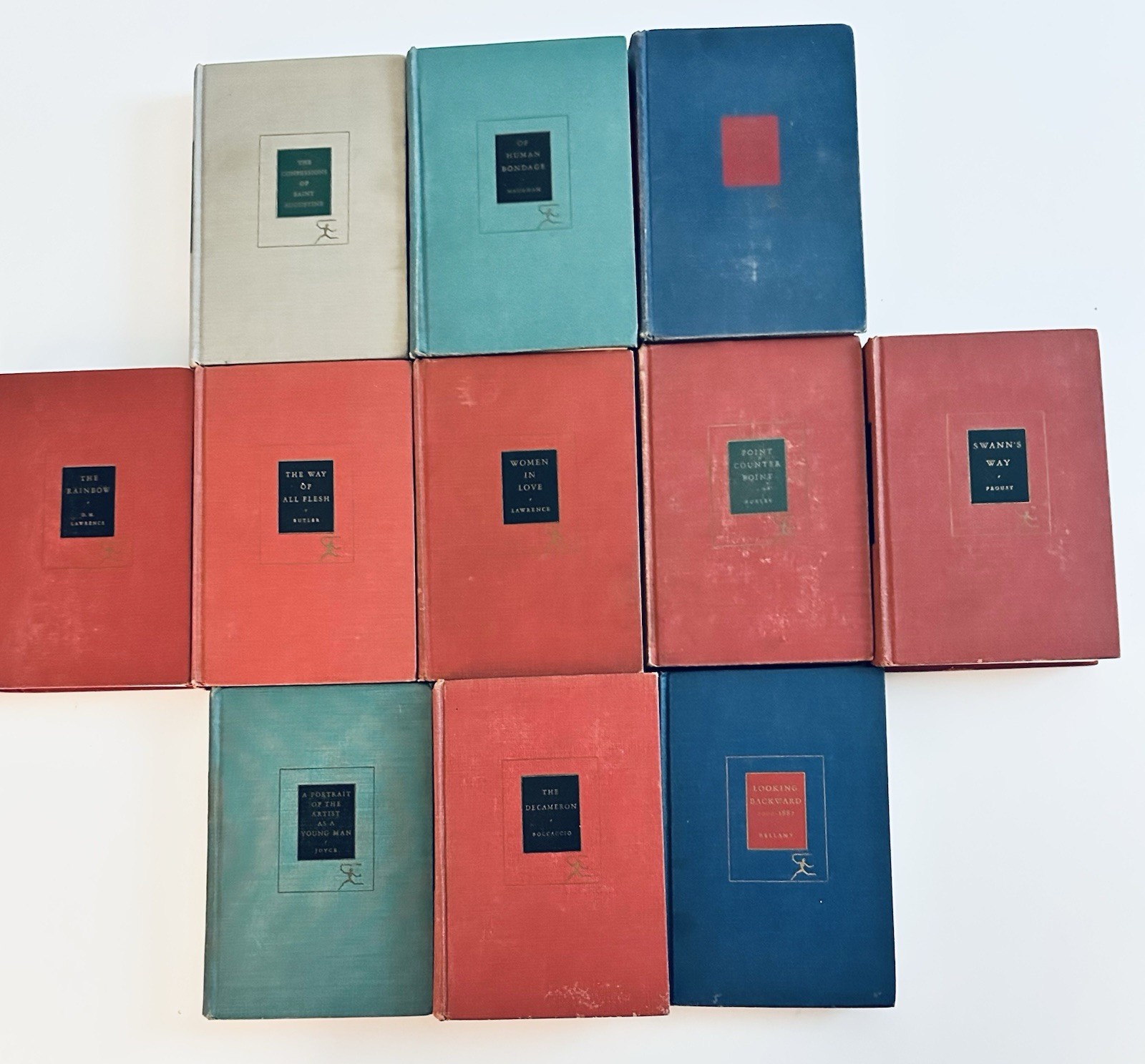 Vintage Modern Library Lot of 11 Hardcover Essential Fiction Literature Set
