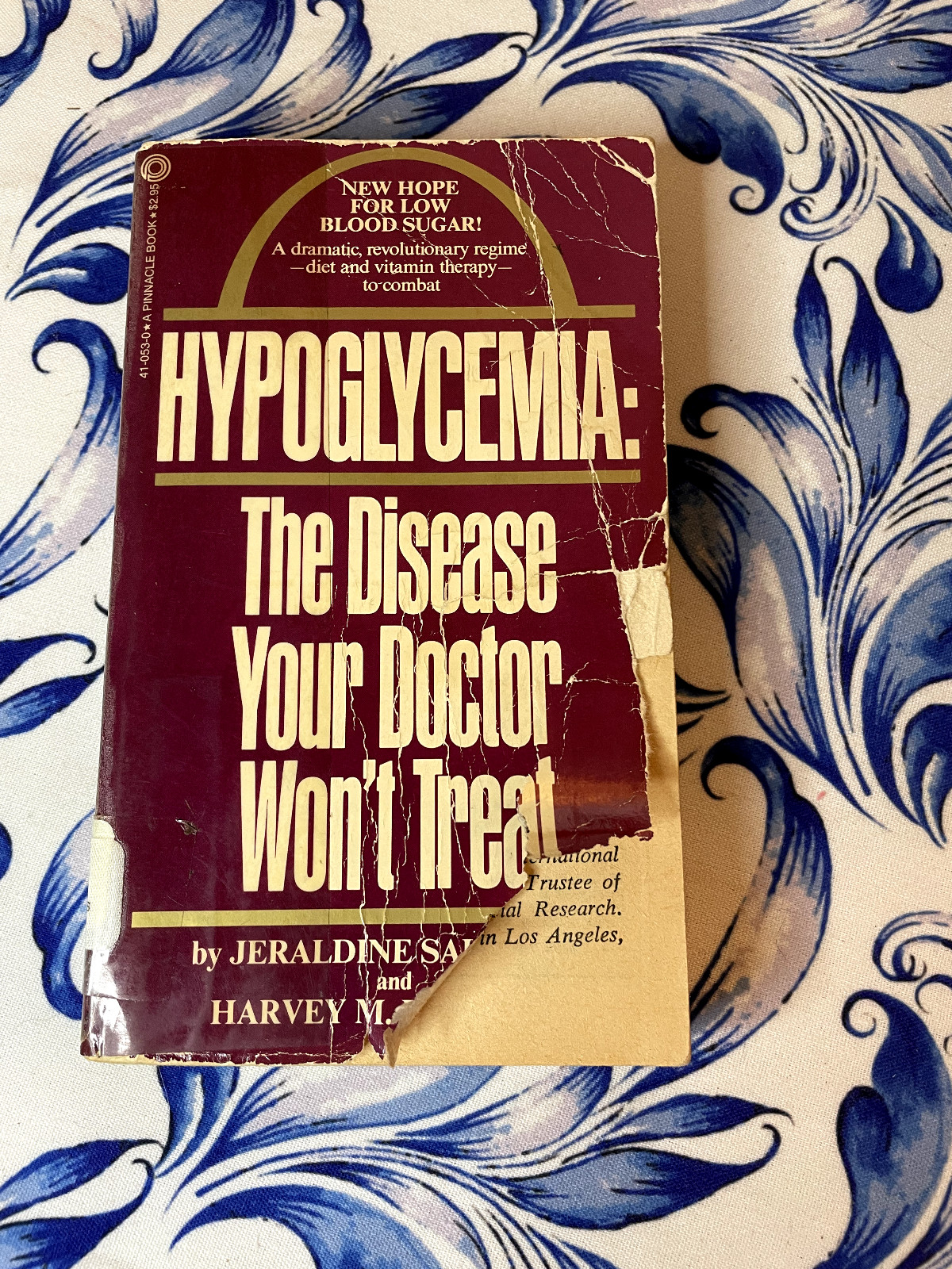 Hypoglycemia, Jeraldine Saunders, Paperback, Ex-Library, 1981, Acceptable-Poor