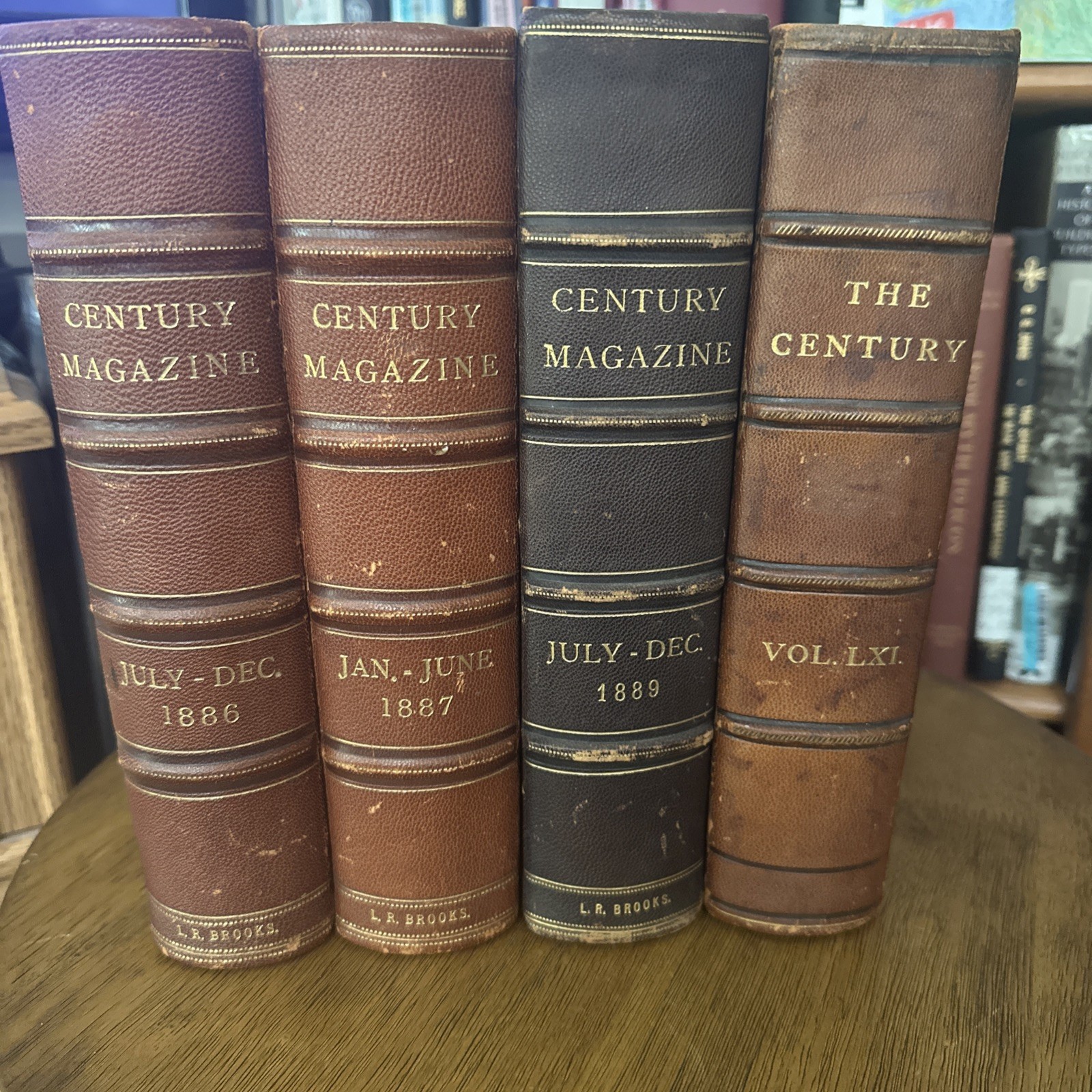 Antique 1886 1887 1889 1900 The Century Magazine 4 Vol Set Lot Excellent