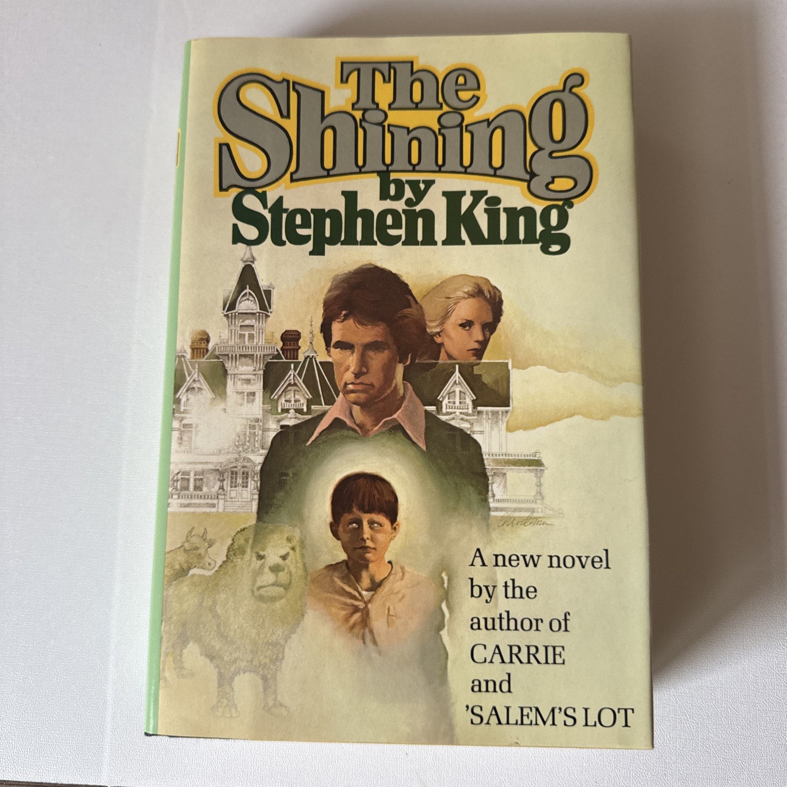 Hardcover – “The Shining” by Stephen King – Printed 1977 Doubleday 1st Edition